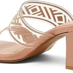bruno manetti Women's Slipon Back Open Square Toe Comfort Heels-picture-47