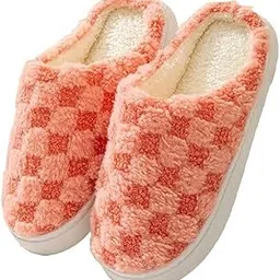 indus cloud Winter Indoor Slipper For Women Soft Fur Home Flip Flop Slides Unisex Ewe Woolen Slippers For Bedroom House Sandals Color Multi-picture-28