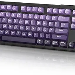ZIYOU LANG X Attack Shark M87 Wireless Gaming Keyboard, Quiet Mechanical Feel, RGB Backlit Bluetooth/2.4Ghz Dual Mode PBT Gradient Ergonomic Keycaps, 75% Compact Design-picture-33