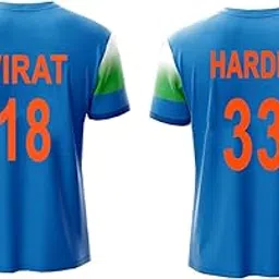 India New ODI Jersey 2025 Virat Kohli 18,Dhoni 7,Rohit 45,Hardik 33,Surya 63,KL Rahul 1,Gill 77 for Kids,Boys and Mens-picture-25