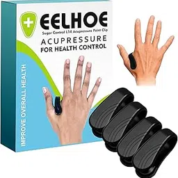 VELTO ENTERPRISES Sugar Control Acupressure Clip for Diabetics | LI4 Acupressure Point Clip for Sugar Balance | Natural Therapy for Wellness & Pain Management | Headache Migraine & Tension Relief (PACK OF 4)-picture-25