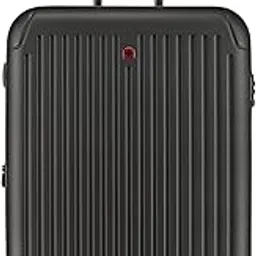 wenger Flyn 75 Cm Polycarbonate/Abs Blend Hard-Sided 4 Wheels Spinner Check-In Large Luggage Trolley Suitcase (102 Liters Black) Swiss Designed-picture-23