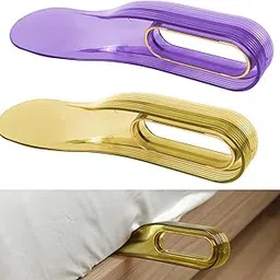 Adorila 2 Pack Mattress Lifter Tool for Changing Sheets, Bed Sheet Tucker Tool for Making Bed, Mattress Tucker Tool Paddle (Yellow & Purple)-picture-10