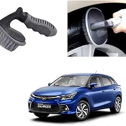 All Purpose Alloy Wheel Tire Car Rim Tyre Cleaning Brush Essential Universal Accessories Suitable for Toyota Glanza 2022-picture-23