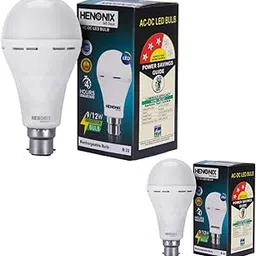 HENONIX 365 DAYS 12 Watt Rechargeable Bulb, Emergency Light, LED Bulb, Pack of 2-picture-42