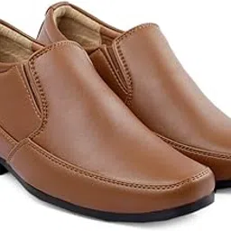 bxxy 9 cm (3.5 Inch) Height Increasing Dress Shoe Formal Slip-on Faux Leather Shoes-picture-10