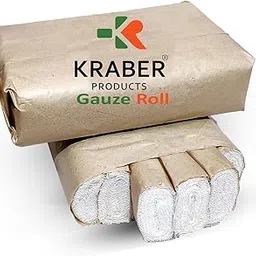 kraber products Roller Bandage Gauze Roll Non Sterile 10cm X 4m Pack of 12 Roll-picture-21
