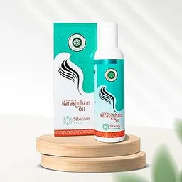 Sitaram Ayurveda Narasimham Herbal Hair Oil 100ml | Kerala Ayurvedic Hair Oil With Bhringraj and Amla | For Strong & Long Hair-image-10