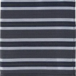 kovove The Arrow Striped Black Pocket Square For Men-picture-25