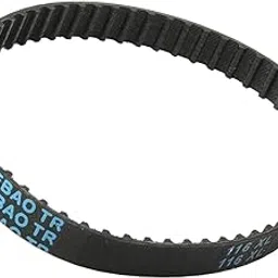 Heyiarbeit 116XL Black Trapezoidal Timing Belt Power Grip Cogged Toothed Timing Belt Rubber Industrial Timing Belt Closed Loop Synchronous Pulley Wheel 294.64 x 10mm (LxW) 5.08mm Pitch 1Pcs-picture-13