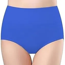 TEXTREE Women Cotton High Waist Full Coverage Tummy Tucker Control Panty Girls Brief Hipster Every Day use Panties for Women-picture-42