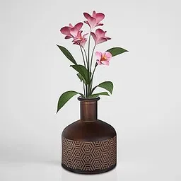 Pure Source India Glass Vase for Home Decor Center Table Bedroom Living Room and Office Decoration (Brown)-picture-22