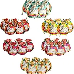 trendy crafts Handcrafted Cow Embroidered Potli for Women – Vibrant Multi-Color Design | Perfect for Weddings, Festivals, and Special Occasions | Ethnic Drawstring Clutch-picture-23