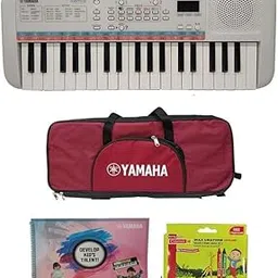 Yamaha Remie PSS E30 Compact 37 Key Portable Keyboard with Gig bag, Colouring Book & Crayons-picture-13