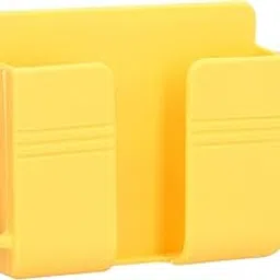 XIBO Modern Style Key Holder with Mobile Stand for Bed, Wall Mount Storage Box, Wall Mounted Remote Control Holder with Hook, Self Adhesive Universal Media Organizer Storage Box.-picture-25