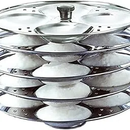 Chokshi Empressa Universal Stainless Steel Idli Maker – 5 Plates (20 Idlis) | Durable, Rust-Resistant, Gas-picture-40