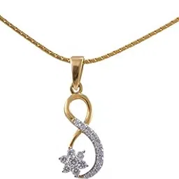 joyalukkas 18K Yellow Gold and Diamond Pendant-picture-34