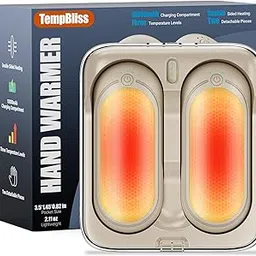 TempBliss Hand Warmers Rechargeable, (2 Pack, Gold)-image-50