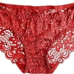 dressably Womens Lace Underwear Seamless No Show Bikini Panties Breathable Stretch Panties.-picture-55