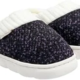 Winter Slippers for women check/Smiley/Self design | Trendy Home Indoor & Outdoor Stylish Soft Cozy Plush Slide Fur warm Flip Flops Carpet Shoes image 1
