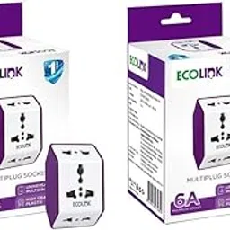 EcoLink Multiplug Socket 6A || Pack of 2-picture-23