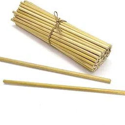 NEEKU Bamboo Sticks for Art and Craft | Eco-Friendly Wooden Craft Sticks for DIY Projects, School Activities & Home Decor | Multipurpose Bamboo Sticks for Kids & Adults (Pack of 100)-picture-29