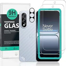 Ibywind for OnePlus Nord 5 5G Screen Protector,2-Pack,9H Hardness Tempered Glass with Camera Lens Protector,Easy Installation Tool,Bubble-Free,Fingerprint Unlock,Anti-Shatter,Anti-Scratch image 1