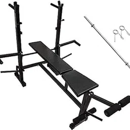 Encanto 8 in 1 Multipurpose Gym Exercise Fitness Bench With Straight Rod-picture-15