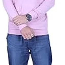 Men Light Pink Colour Stylish Full Sleve Tshirt+Jeans Set-image-51
