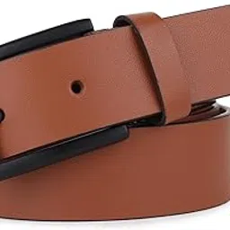 Genuine Leather Belt for Men - Handmade Casual Jeans Belt for Men - Adjustable Free size fits 28-48 inches waist - Gift Box included-image-66
