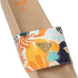 yoho Tropica Printed Comfortable Women Slides | Stylish & Waterproof | Soft Inner Lining On Strap-picture-41