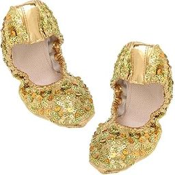 calandis ™ Belly Dance Shoes Soft Soles Dance Performance Shoes with Sequins M Golden | Dancewear | Adult Dancewear | Belly Dancing-picture-36