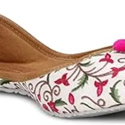 try feet Tryfeet Traditional Ethinic Wedding Punjabi Juti Mojari for Women and Girls-picture-39