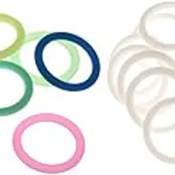 20xO Rings Silicone Dummy Baby Pacifiers Clip Chain Holder Adapter-picture-18
