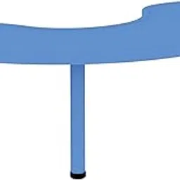 Intra Kids School Study Table Big Half Moon Table (Multicolor) - Without Chairs-picture-34