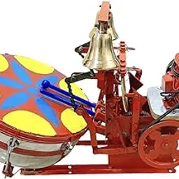 Fully automatic electric aarti/nagara drum bell Big machine for temples 16 inch drum-picture-27
