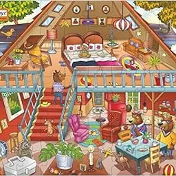 ABYZ Wooden Jigsaw Bear Family Puzzles 70pcs for Kids of Age 4-8 Years-picture-22