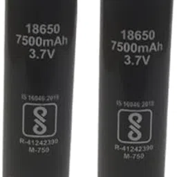 18650 Top Button Type Bottom Flat Type Battery 5000mah Upto 7500mah 3.7V | Space-Saving Solution for Portable Power Needs | Pack of 2,Rechargeable,High-Capacity Battery Long-Lasting Power Flashlights-image-85