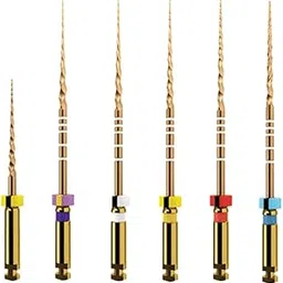 Waldent Premium Taper Gold Rotary Files - 21mm S1 | Autoclavable Endodontic Files | Corrosion Resistant | Triangular Cross Section | Enhanced Flexibility & Cutting Action for Root Canal Shaping-image-24