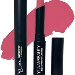 Non-Transfer Matte Lipstick | Long-Lasting 24H | Smudge-Proof, Fade-Resistant & Lightweight | Intense Color with Velvet Smooth Finish | Transfer-Proof Lipstick (117 mocha)-picture-39