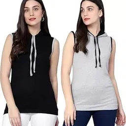 diaz Women's Cotton Regular Fit T-Shirt-Pack of 2 image 1