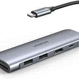 UGREEN USB C Hub 6 in 1 Type C to HDMI 4K, 2 USB 3.0 Ports, SD TF Card Reader, 100W PD Charging Adapter Dock Station for MacBook Pro Air 2020 2019 2018, Galaxy Note 10 S10 S9 S8, Surface Go, XPS 13 15-picture-12