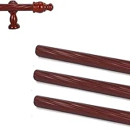 NOAHARK MS Curtain Pipes for Door and Windows | 25 MM Spiral Curtain Rods | Stylish and Durable, Versatile Curtain Pipe for Home & Office (5 Feet, Cherry Red)-picture-21