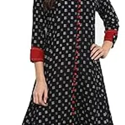 yash gallery Women's Cotton Relaxed Fit Anarkali Kurta (9-YK148)-picture-18