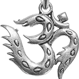 rudracraft 925 silver jewelry RUDRA CRAFT Sterling Silver (92.5% purity) God OM Pendant - Om| God Pendant for Men & Women-picture-27