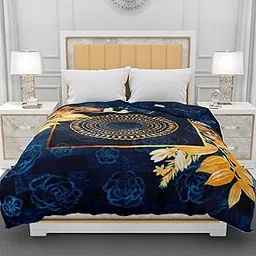 Spangle Microfiber Warm Soft Luxurios Multi Colour 480 GSM Double Blanket-picture-32