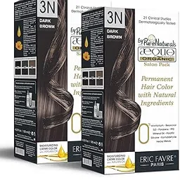 Aequo Organic Cream Salon Pack Hair Colour 3N Dark Brown for Men and Women,120 ML|Natural Long Lasting Permanent Color for Hair, Beard & Mustache|100% Grey Coverage| PPD & Ammonia Free (Pack Of 2)-picture-15