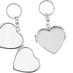SECRET DESIRE 2 Pieces Portable Folding Heart Shape Pocket Compact Makeup Mirror Key Ring|Makeup|Makeup Tools & Accessories|Makeup Mirrors-image-55