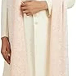manyavar Men's Georgette Embroidered & Sequinned Dupatta with Tassels (Pink)-picture-39