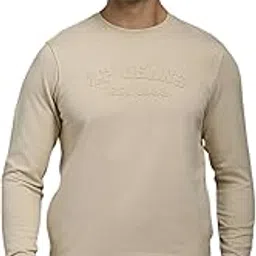 louis philippe Men Casual Beige Graphic Print Sweatshirt-picture-19